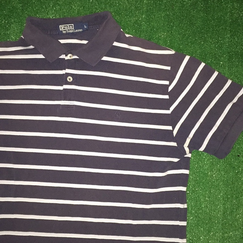 Polo by Ralph Lauren Shirt Large Striped Shirt